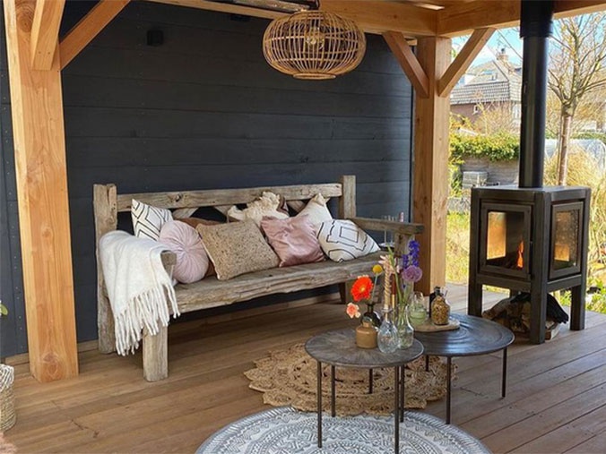 Gør din terrasse klar til foråret med en havepejs