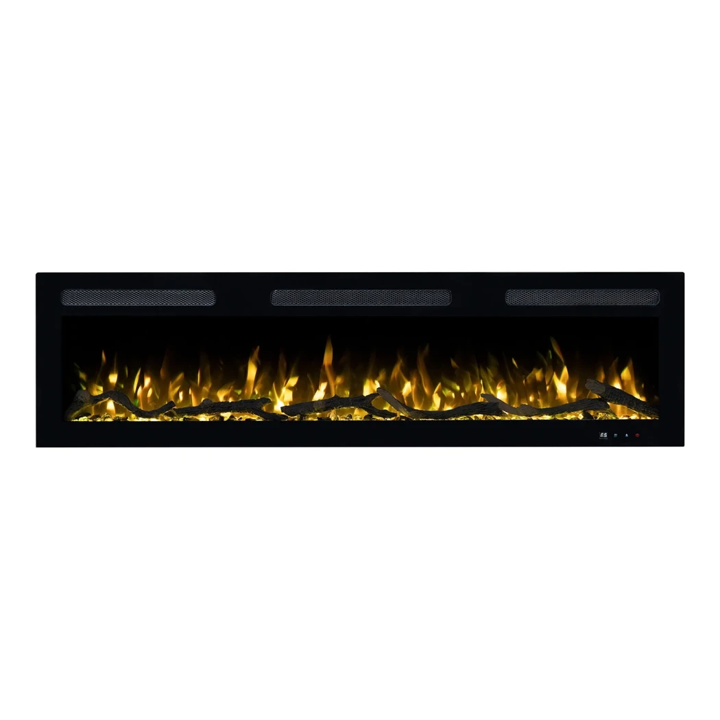 Monarch 127 - Væghængt | Emotion Flame | Biopejs-Shop.dk | Væghængt elektrisk pejs | Sort