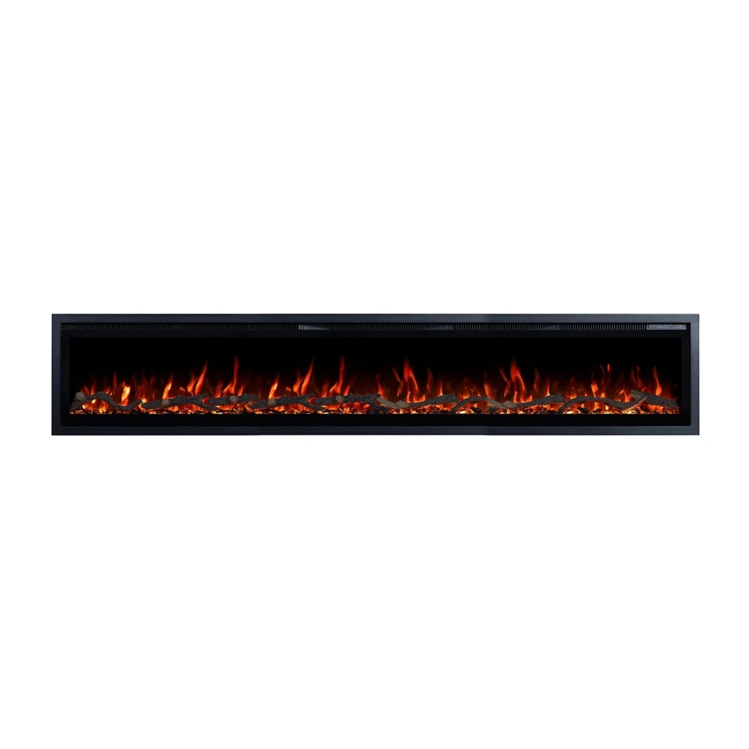 Regal 182 - Indbygningselpejs | Emotion Flame | Biopejs-Shop.dk | 1-sidet indbygningselpejs | Sort