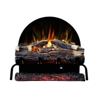 Spark Elektrisk Pejs | Fritst&aring;ende Indsats | Realistisk LED Flamme & Varme Kontrol