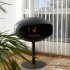 Cocoon Pedestal i sort med sort fod